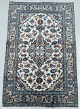 Beige Persian Kashan Rug 1.5x1m