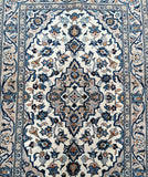 Beige Persian Kashan Rug 1.5x1m