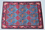 Garden Design Persian Varamin Rug 1.5x1m