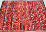 Tribal Afghan Gabbeh Rug 2x1.5m