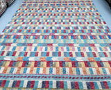 3.4x2.5m Contemporary Afghan Gabbeh Rug