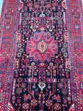 Village Nahavand Persian Rug 3.3x1.7m