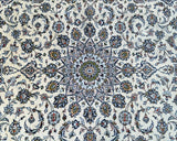 Beige Persian Kashan Rug 2.9x2m