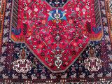 Tribal Persian Qashqai Shiraz Rug 3.4x2.1m