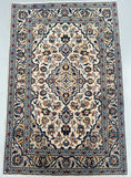 Persian Beige Kashan Rug 1.5x1m