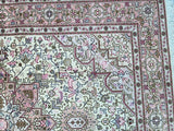 Superfine Vintage Persian Tabriz Rug 2x1.5m