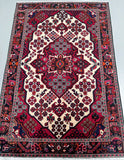 Tribal Persian Shahsavand Rug 2x1.4m