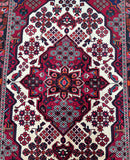 Tribal Persian Shahsavand Rug 2x1.4m