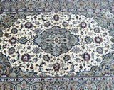 Fine Beige Persian Kashan Rug 2.2x1.5m