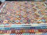 Tribal Afghan Kyber Kilim Rug 4.9x3.6m