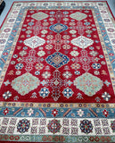 Tribal Afghan Kazak Rug3.7x2.8m