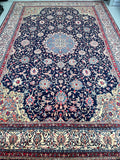 navy-blue-Persian-Sarough-rug