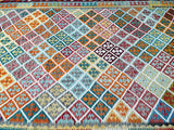 Tribal Afghan Waziri Kilim Rug 4.8x3m