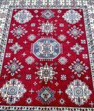 Tribal Afghan Kazak Rug 2.9x2.5m