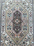 Pure Silk Masterpiece Antique Persian Qum Rug 1.9x1.25m