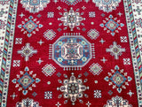 Tribal Afghan Kazak Rug 2.9x2.5m