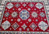 Tribal Afghan Kazak Rug 2.9x2.5m