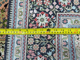 Pure Silk Masterpiece Antique Persian Qum Rug 1.9x1.25m