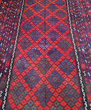 Vintage Afghan Meymaneh Kilim rug 4.9x2.8m