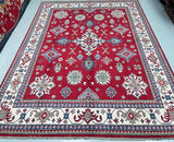 Tribal Afghan Kazak Rug 3x2.5m