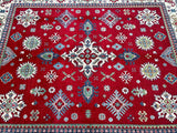 Tribal Afghan Kazak Rug 3x2.5m