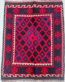 Afghan Meymaneh Kilim Rug 105x84cm