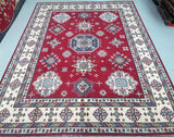 Tribal Afghan Kazak Rug 3x2.5m