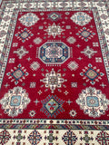 Tribal Afghan Kazak Rug 3x2.5m