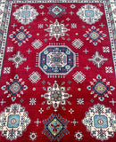 Tribal Afghan Kazak Rug 3x2.5m