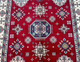 Tribal Afghan Kazak Rug 3x2.5m