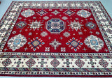 Tribal Afghan Kazak Rug 3x2.5m