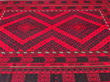 Vintage Afghan Meymaneh Kilim Rug 3.9x2.5m