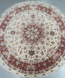 Persian-Tabriz-round-rug-2x2m