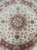 Masterpiece Tabriz Persian Round Rug 2x2m