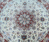 Masterpiece Tabriz Persian Round Rug 2x2m