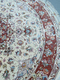 Masterpiece Tabriz Persian Round Rug 2x2m