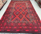 Afghan Meymaneh Kilim Rug 3.6x2.4m