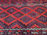 Afghan Meymaneh Kilim Rug 3.6x2.4m