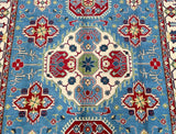 Tribal Afghan Kazak Rug 3x2.5m