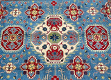 Tribal Afghan Kazak Rug 3x2.5m