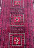 Antique Persian Balouchi Rug 2.5x1.4m