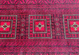 Antique Persian Balouchi Rug 2.5x1.4m