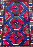 Tribal Afghan Balouchi Rug 1.4x0.9m