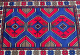 Tribal Afghan Balouchi Rug 1.4x0.9m