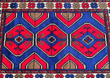 Tribal Afghan Balouchi Rug 1.4x0.9m