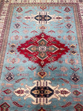 Afghan Super Kazak Rug 3.7x2.8m