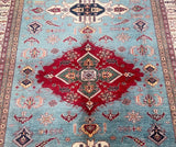 Afghan Super Kazak Rug 3.7x2.8m