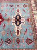 Afghan Super Kazak Rug 3.7x2.8m