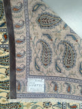 Paisley Design Persian Kashan Rug 4x3.1m