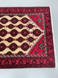 Tribal Persian Balouchi Rug 2.1x1.1m